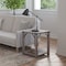 Flash Furniture 17.5 W, 17.5 L, 22 H, Engineered Wood, Gray Wash ZG-036-GY-GG - alternate 1